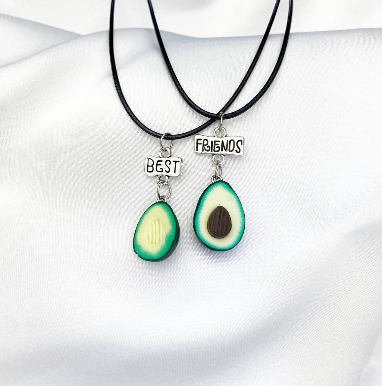 Best Friend Avokado İkili Arkadaş Sevgili Kolye