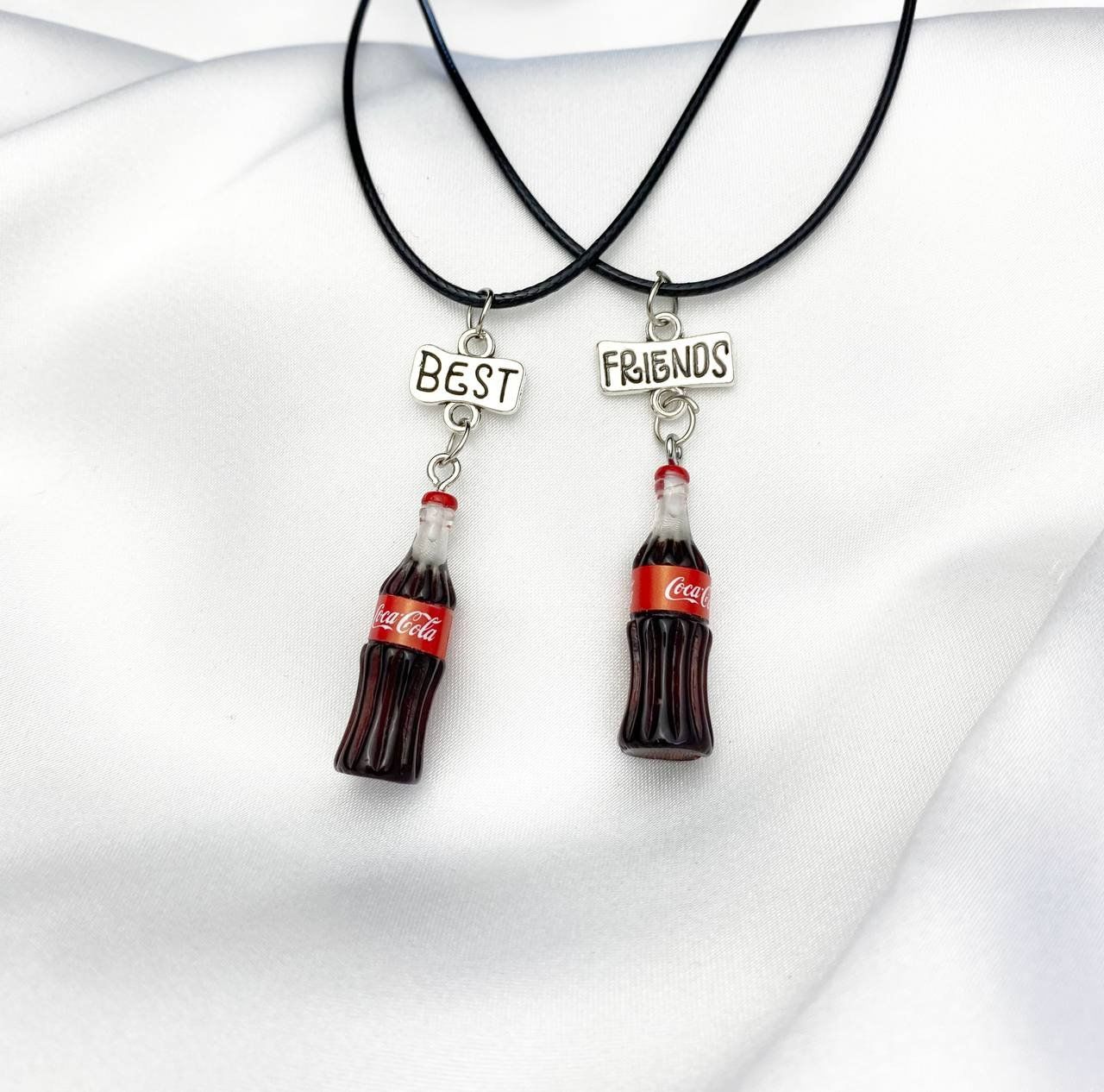 Best Friend Kola İçecek Figürlü İkili Arkadaş Sevgili Kolye