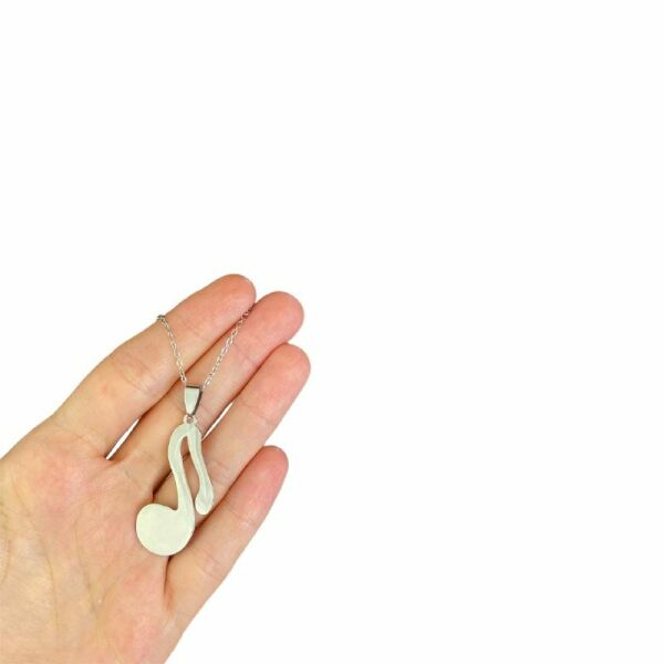 Müzik Notası Silver Kolye