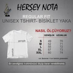 Aşk Love Nota Siyah Tshirt