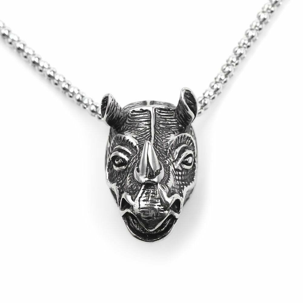 Domuz Gotik A Plus Paslanmaz Çelik Unisex Kolye