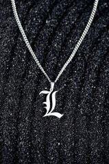 Death Note L Paslanmaz Çelik Kolye Naruto