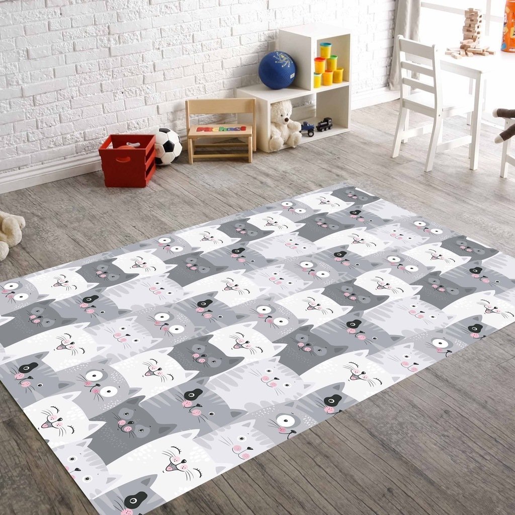 Sevimli Kediler Halı