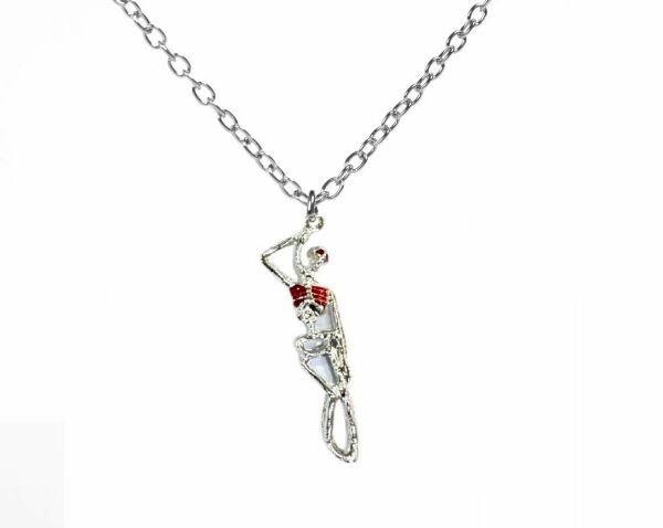 İskelet Suicide Skeleton Gotik Renkli Kolye