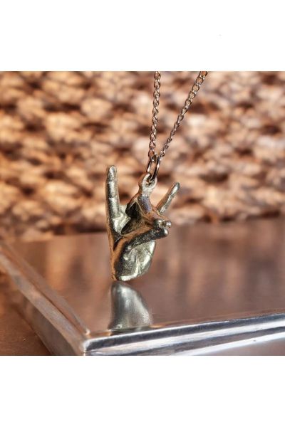 Bozkurt İşaret Kolye Özel Tasarım 3D Üç Boyutlu Kabartma