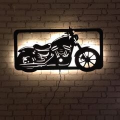 CHOPPER Dekoratif LED Işıklı Tablo