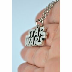 Star Wars Gümüş Kaplama 60 cm Zincir Kolye