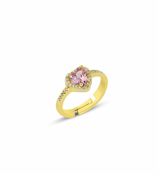 Ciddi İlişki Yüzüğü ( Ayarlanabilir) Kalp Gold Pandora Yüzük