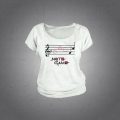 Note Game Tshirt Kadın