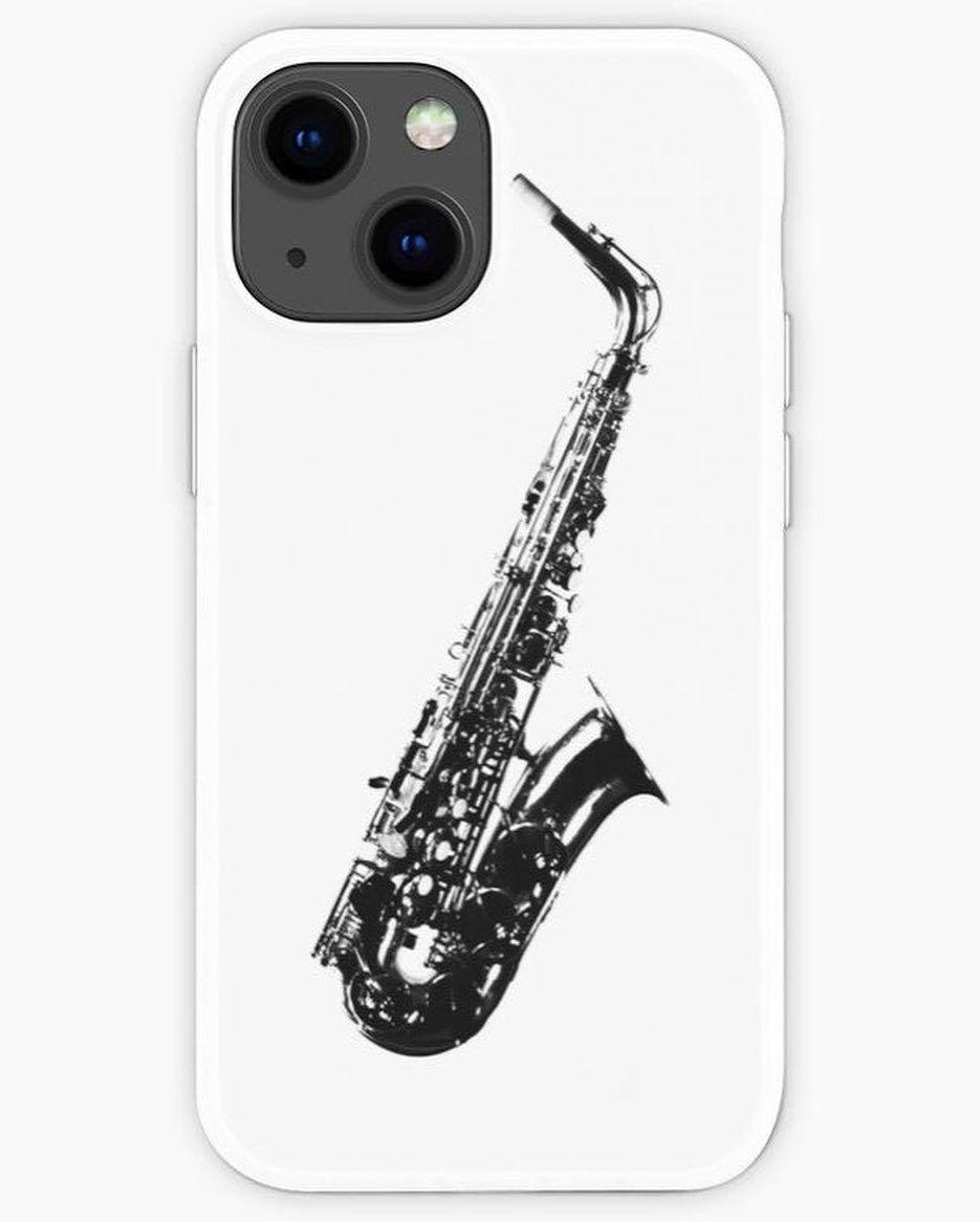 Saksafon İphone Telefon Kılıfı
