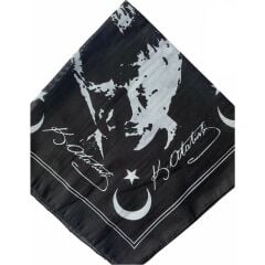 Atatürk Resmi Ay Yıldız İmza Bandana