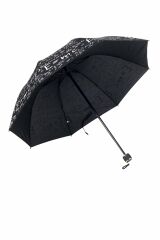 Mc2 Fizik Unisex Desenli Siyah Şemsiye