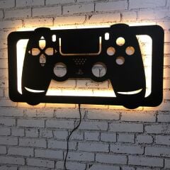 PS4 Konsol Dekoratif LED Işıklı Tablo