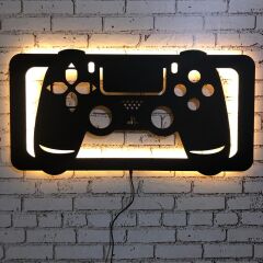 PS4 Konsol Dekoratif LED Işıklı Tablo