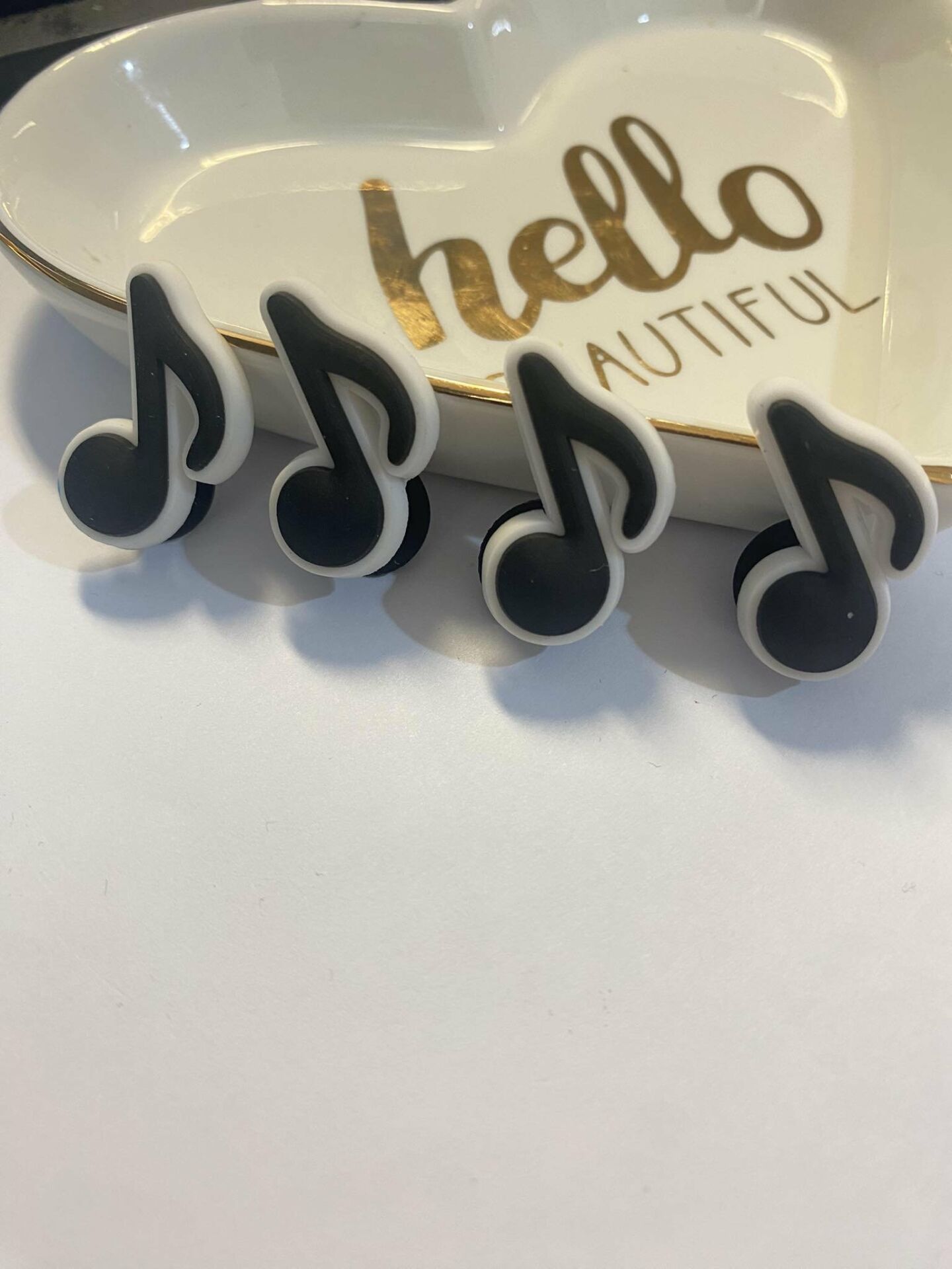 Nota Müzik Terlik Süsü Terlik Crocks Jibbitz 4 lü set