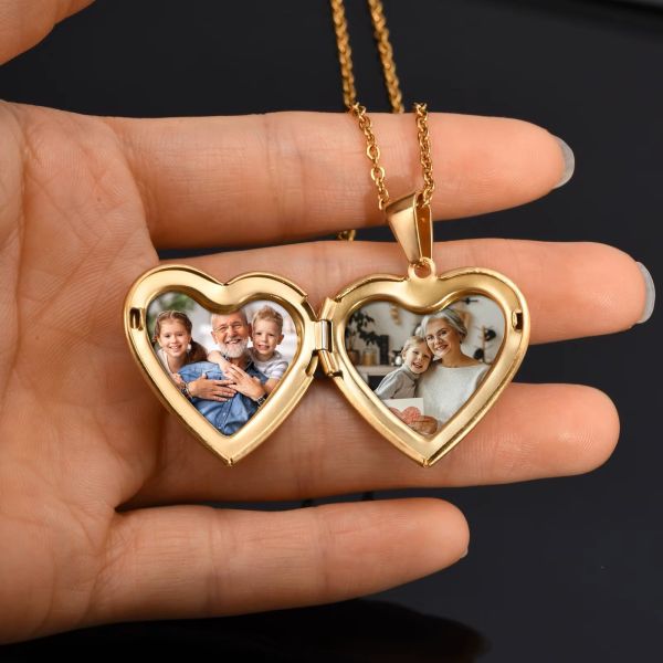 Love Yazılı Metal Gold Kapağı Açılabilen Kadın Kolye