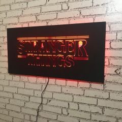 Stranger Things Dekoratif LED Işıklı Tablo