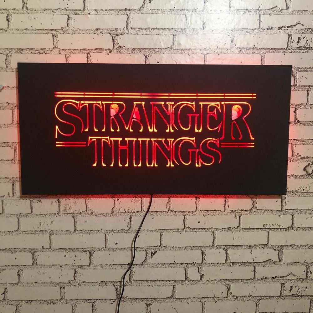 Stranger Things Dekoratif LED Işıklı Tablo