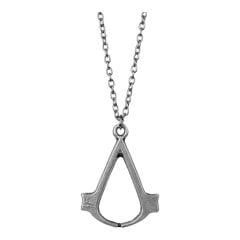 Assassins Creed Eskitme Antik Gümüş Kaplama Erkek Kadın Kolye