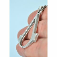 Assassins Creed Eskitme Antik Gümüş Kaplama Erkek Kadın Kolye