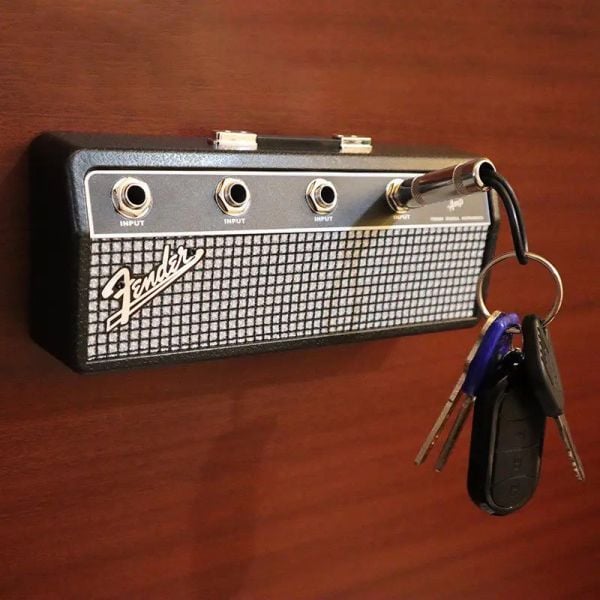 Fender Duvara Monte Anahtarlık Gitar Retro