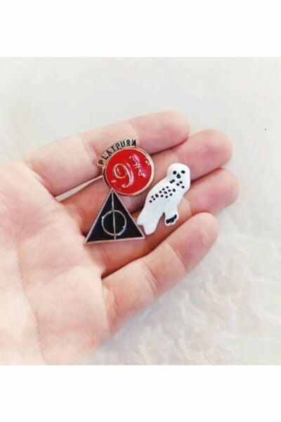 Hp Baykuş Platform 3'lü Pin Rozet Seti