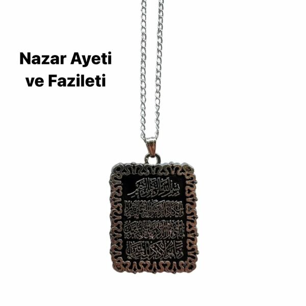 Nazar Ayeti Ve Fazileti Kolye