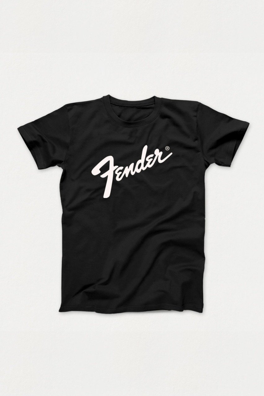 Fender Siyah Tshirt Unisex