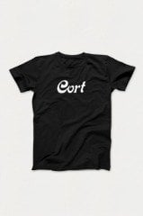 Cort Siyah Tshirt Unisex
