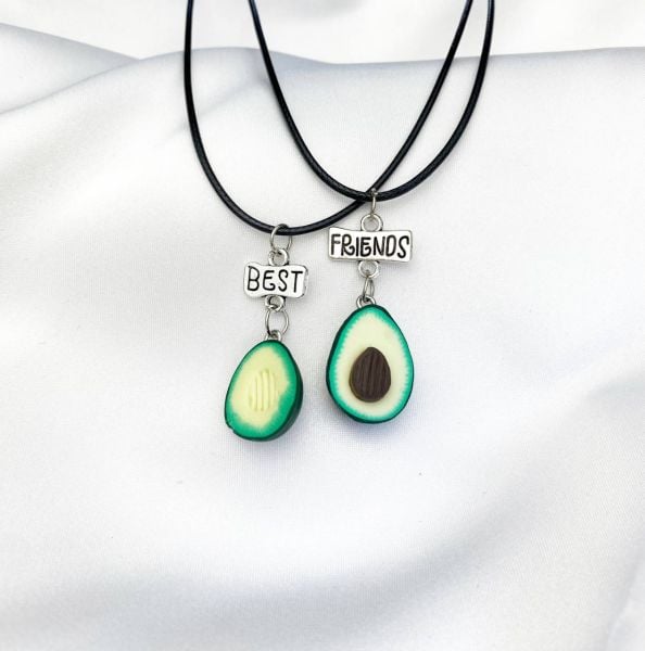 Best Friend Avokado İkili Arkadaş Sevgili Kolye