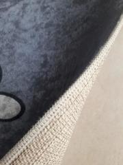 Siyah Beyaz Gri Desenli Halı