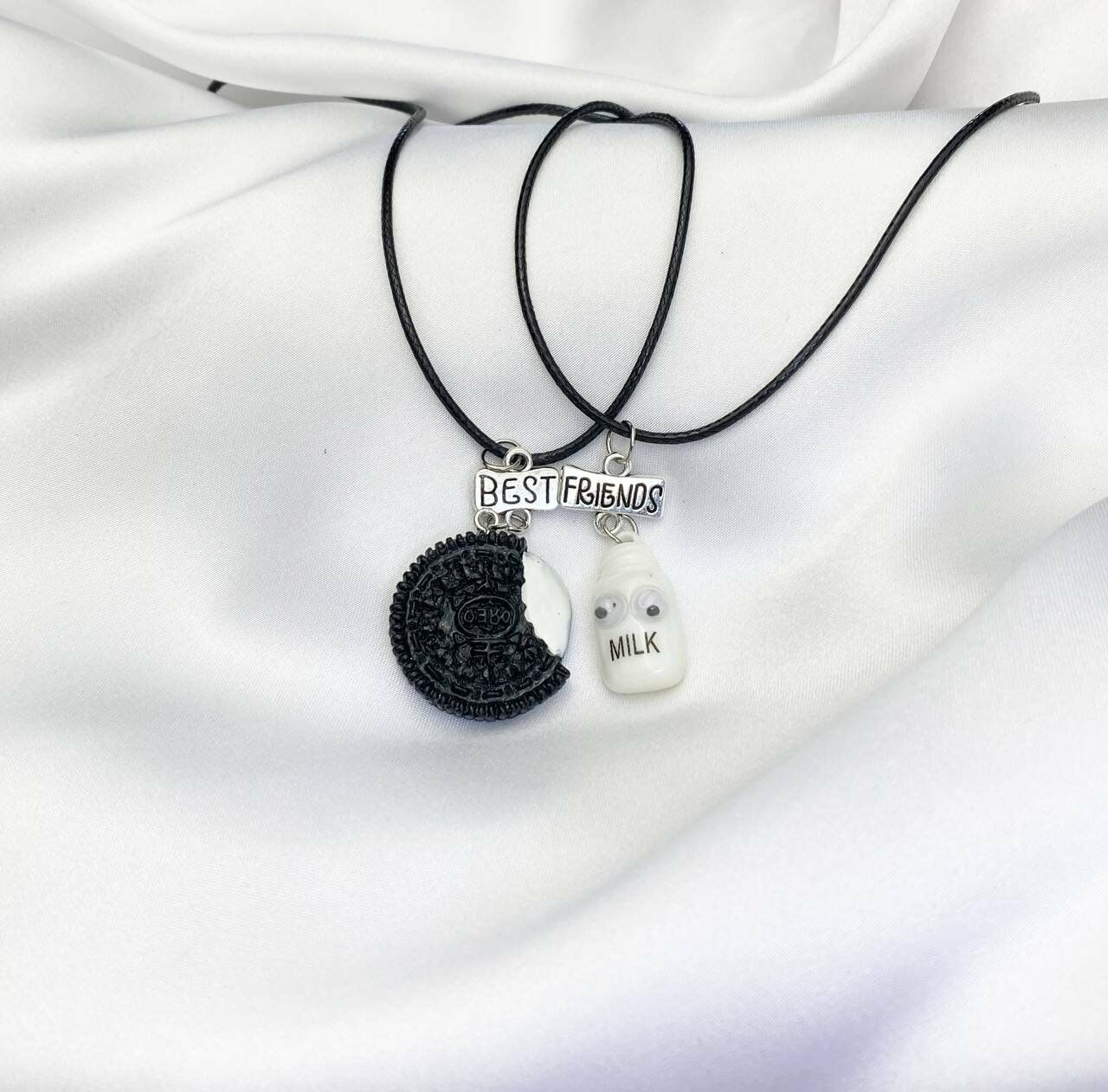 Best Friend Süt Kurabiye İkili Arkadaş Kolye
