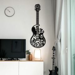 Elektro Gitar Duvar Dekoru
