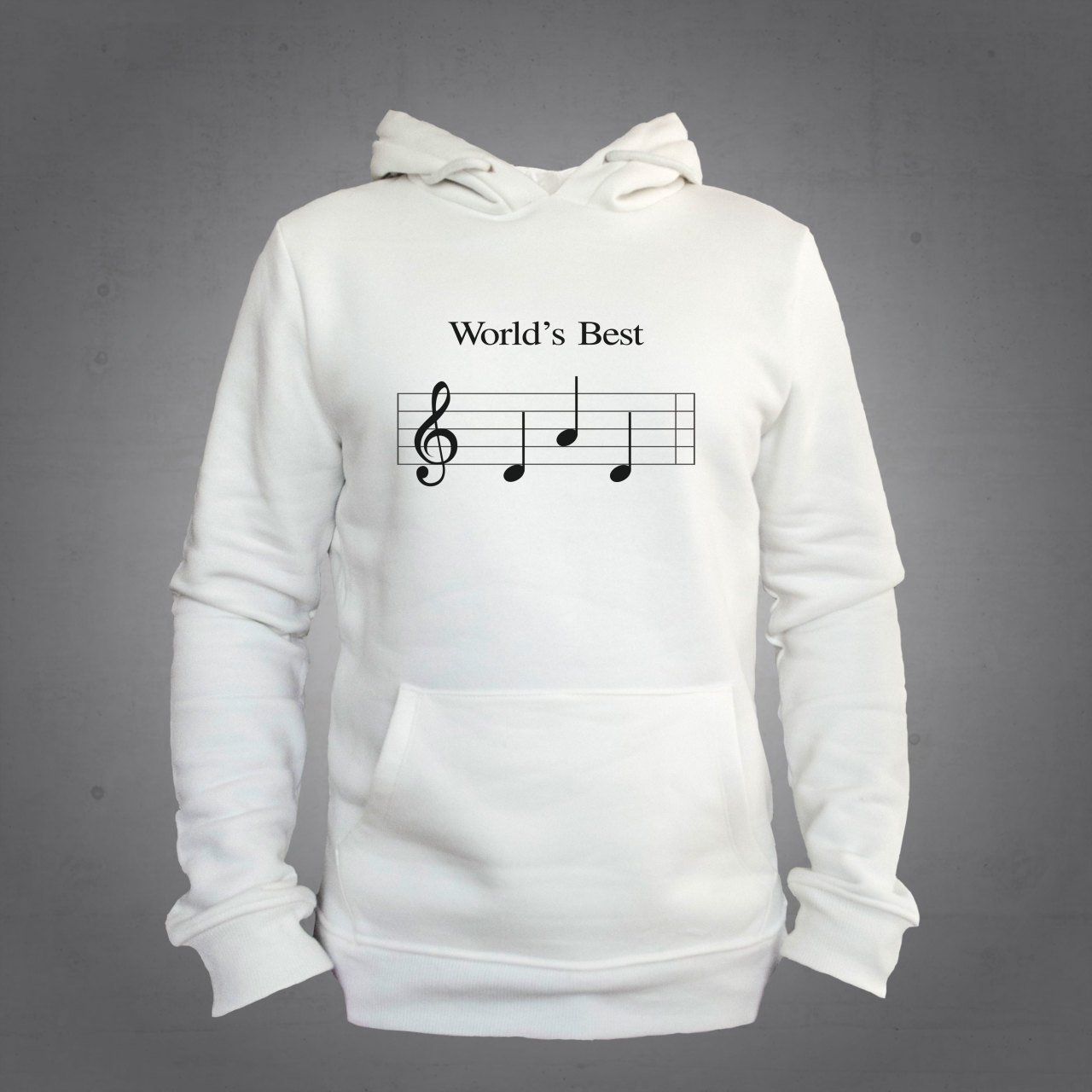 Nota Kapüşonlu Sweatshirt Hoodie Ekru