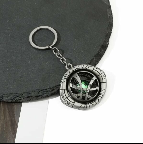 Dr Strange Marvel Avengers Gümüş Hareketli Dönen Metanizma Metal Anahtarlık 1Adet