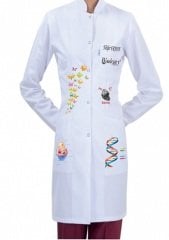 Biyoloji Öğretmeni Baskılı Önlük L - Erkek