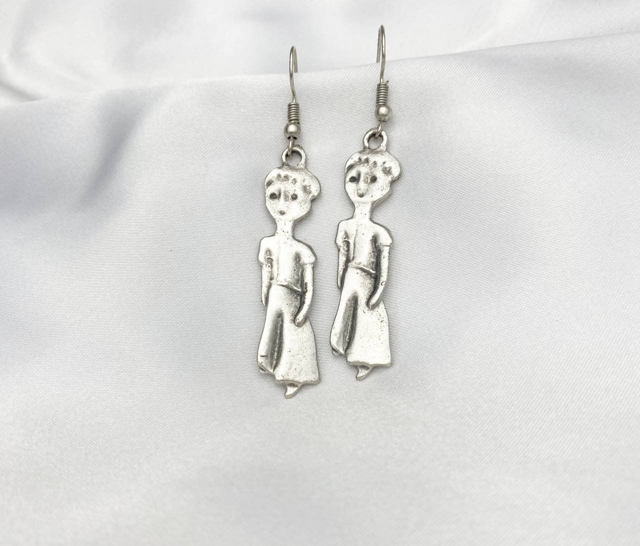 Little Prince Karakter Küçük Prens Silver Küpe