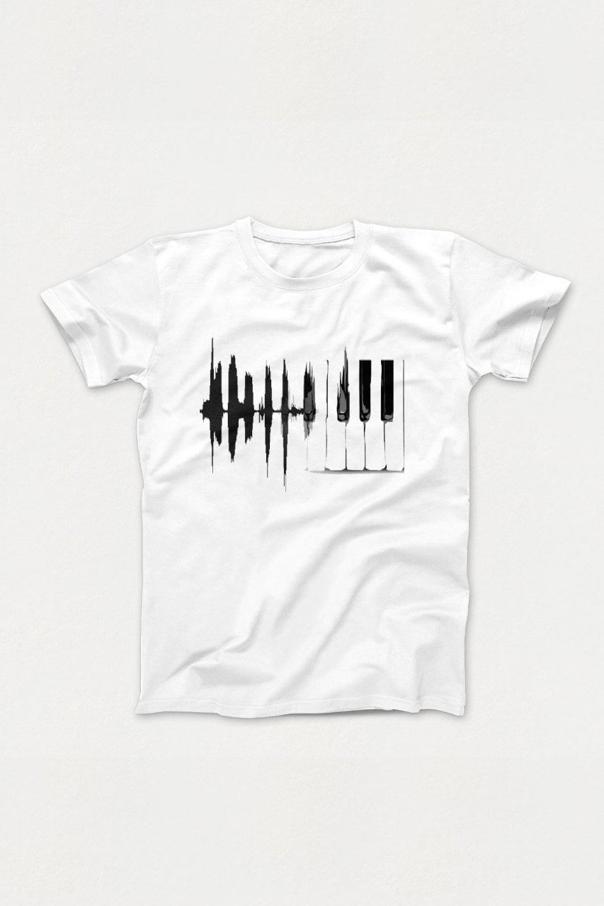 Enstrüman Beyaz Tshirt L