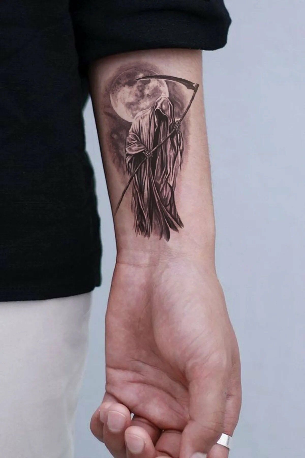 Azrail Ölüm Meleği Tattoo Geçici Dövme