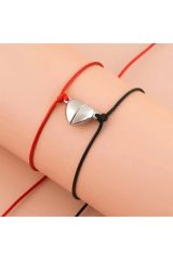 2 Adet Sevgili Arkadaşlık Best Friends Kalp Mıknatıslı Bileklik