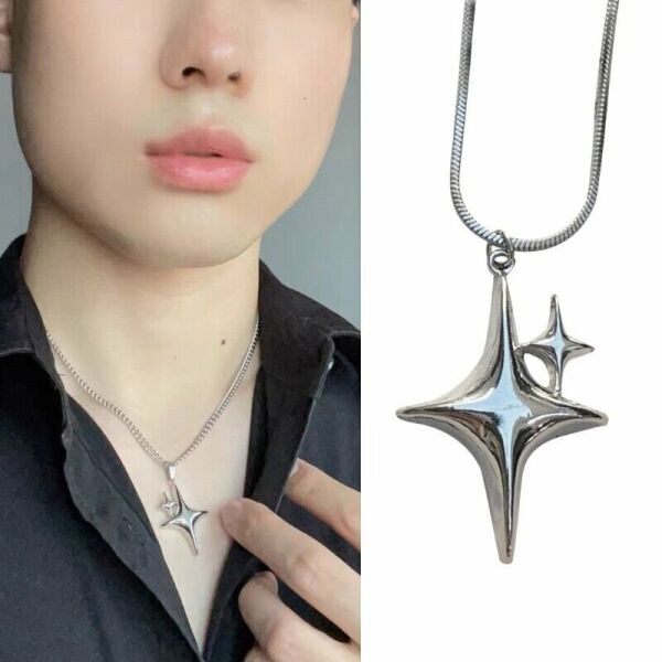Star Silver Gotik Zincirli Kolye