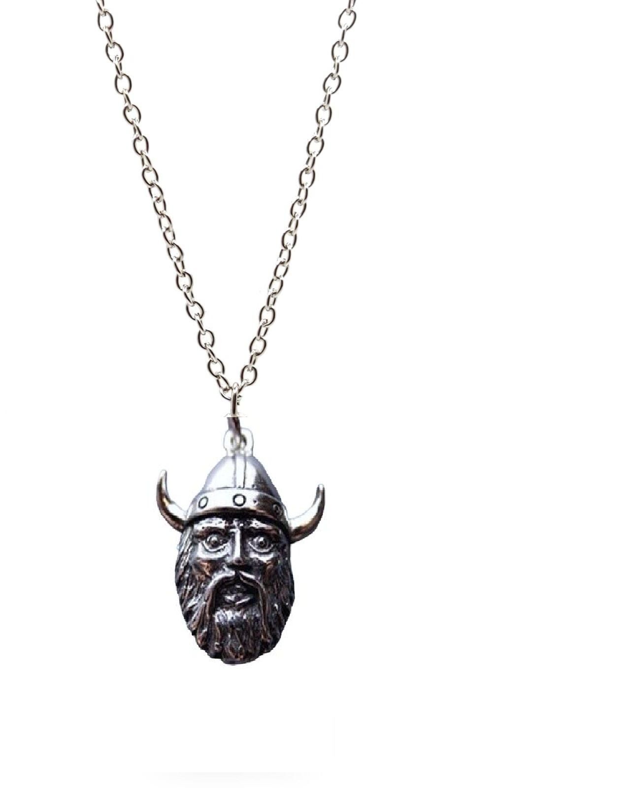 Viking Savaşçı sakallı adam kolye