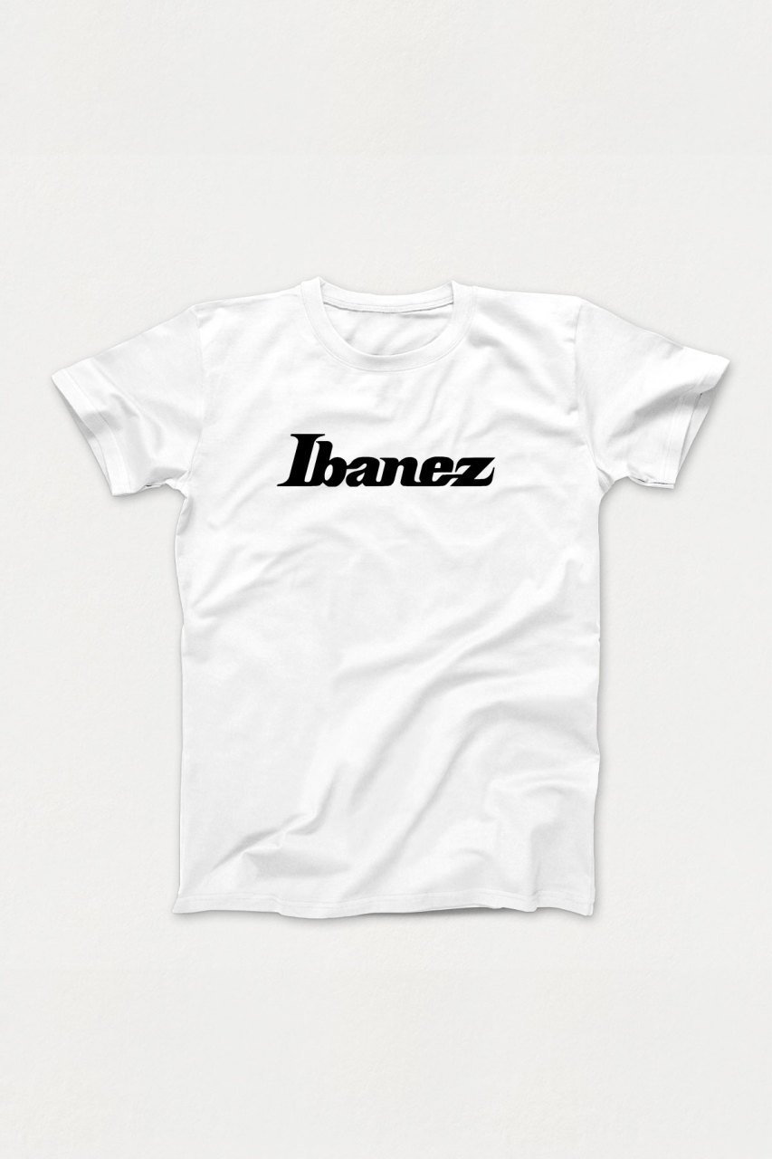 İbanez Gitar Beyaz Tshirt
