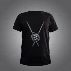 Bateri Baget Siyah Tshirt L