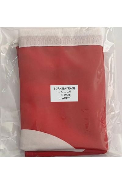 Türk Bayrağı Alpaka 100x150 Cm Kumaş