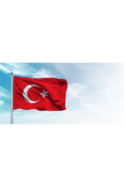 Türk Bayrağı Alpaka 100x150 Cm Kumaş