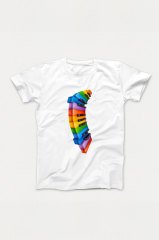 Piyano Beyaz Tshirt L
