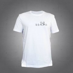 Ritim Bateri Beyaz Tshirt