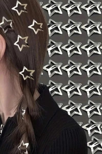 Star Yıldız Toka Çıtçıtlı Kız 20 Adet