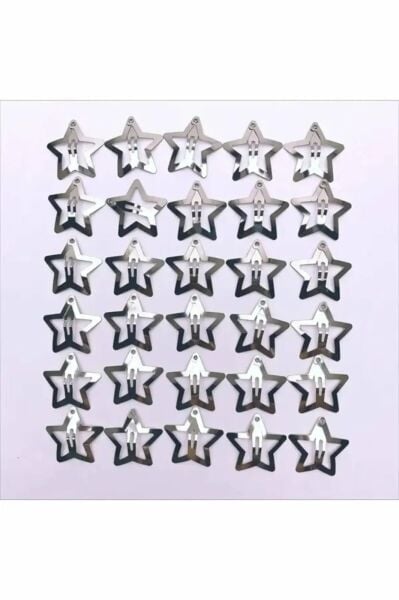 Star Yıldız Toka Çıtçıtlı Kız 20 Adet